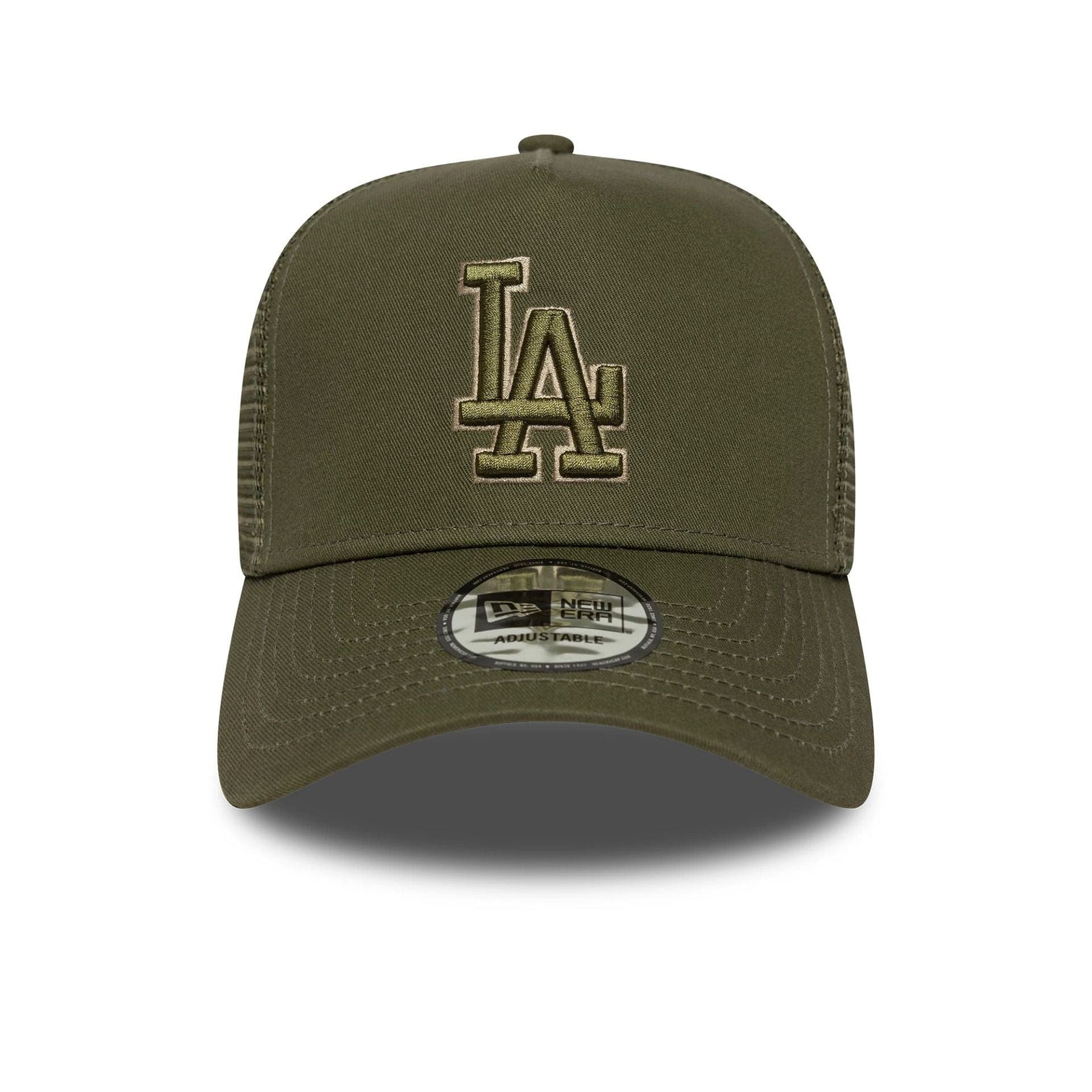 New Era - 9Forty Outline LA Dodgers Trucker Cap - Olive